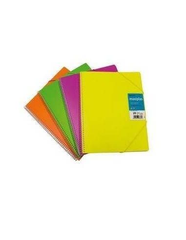 Carpeta Grafoplas Maxiplas A4 40 fundas translúcida