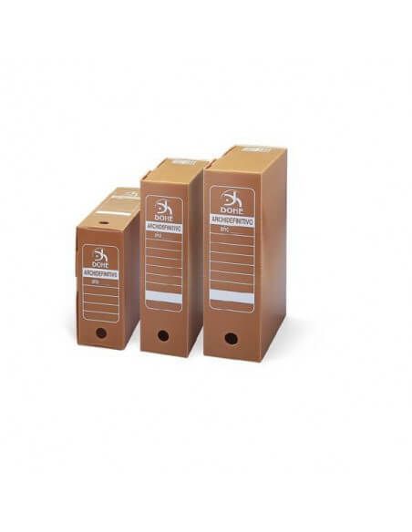 CAJA DEFINITIVA FOLIO POLIPROPILENO MARRON
