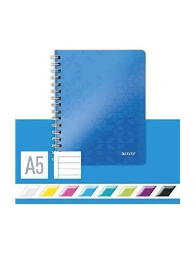 Cuaderno Leitz A5 PP con bolsillo – gama WOW colorida