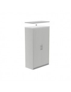 Armario Rocada serie Store 156x90x45 aluminio