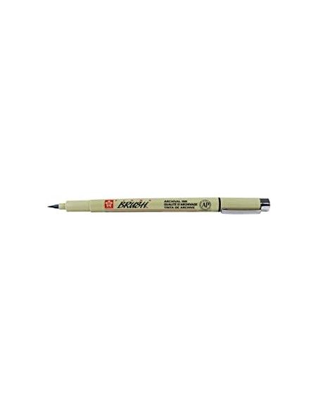 Pigma pincel negro Talens – tinta resistente al agua