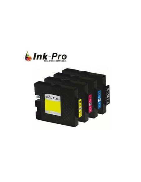 Tinta de gel Ricoh GC21 64ml compatible alta capacidad