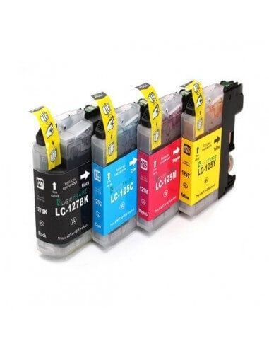Cartucho XL Brother LC125 con chip versión 3 actualizado