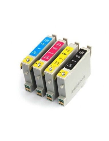 Pack cartuchos Epson T0552 T0553 T0554 para impresoras Stylus