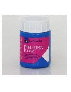 Pintura fluorescente al agua de La Pajarita en bote de 35ml