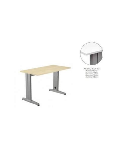 Mesa metálica Rocada 200x80 cm con patas de acero