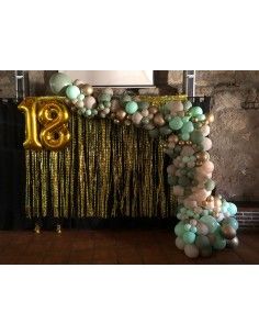 Decoración con globos...