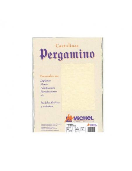 PERGAMINO TROQUELADO CREMA 160 GR MEDIDA 21X29,7 REF. 2603 PAQUETE 25