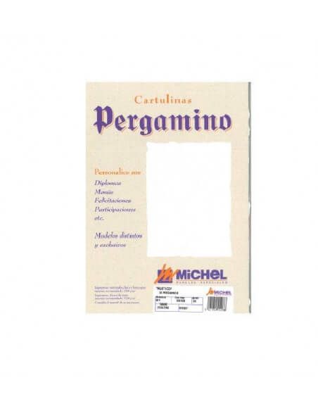 PERGAMINO TROQUELADO RUSTICO BLANCO 200 GR 21X29,70 REF. 2611 PAQUETE 25