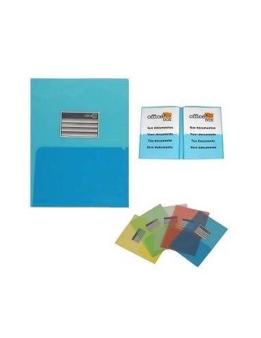 Carpeta A4 con bolsillos interiores y tarjetero Office Box