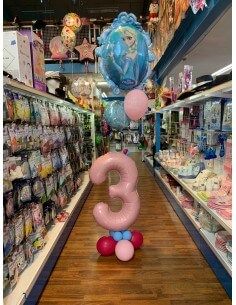 Decoración globo número...