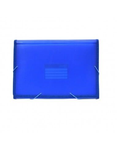 Carpeta de fuelle con visores y bolsillo personalizable A4+