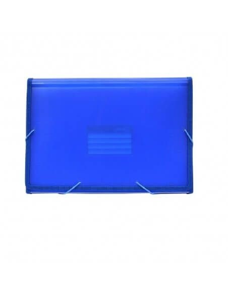 Carpeta de fuelle con visores y bolsillo personalizable A4+