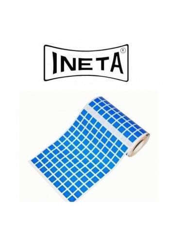 Gomets cuadrados pequeños Ineta | Rollo 5544 uds
