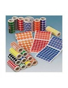 Gomets rectangulares adhesivos Ineta 3024 uds