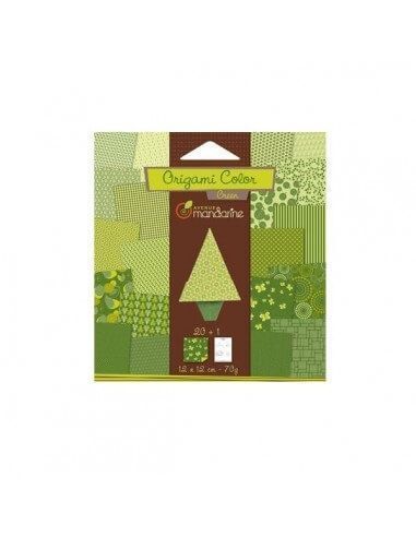 Papel para origami Clairefontaine 12x12 cm – colores vivos