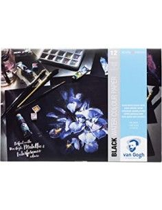 BLOCK  VAN GOGH NEGRO PAPEL...