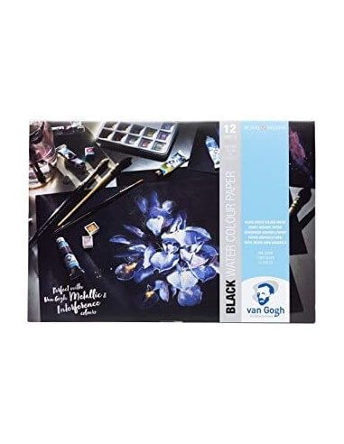 BLOCK  VAN GOGH NEGRO PAPEL ACUARELA...