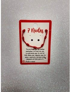 Pulsera espiritual 7 nudos original y ajustable