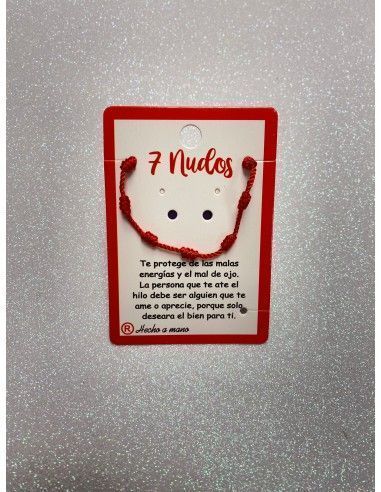 Pulsera espiritual 7 nudos original y ajustable
