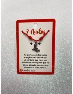 Pulsera con 7 nudos de...