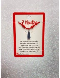 Pulsera con 7 nudos de...