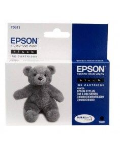 Cartucho Epson T0611 tinta negra para impresoras Epson