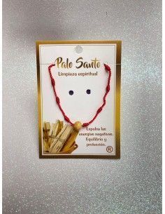 Pulsera palo santo 7 nudos...