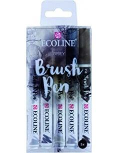 ECOLINE BRUSHPEN X5 GRIS