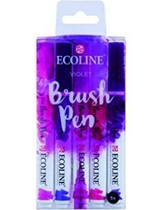 ECOLINE BRUSHPEN X5 VIOLETA
