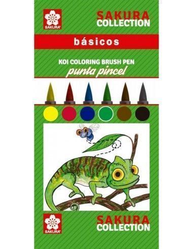 SET KOI COLORING 6 BASICOS