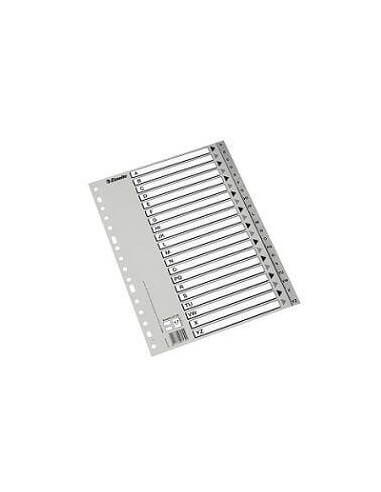 ABC PP GRIS FOLIO A-Z C/CARATULA ESSELTE