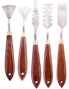 SET ESPÁTULAS EFECTOS 5 PIEZAS