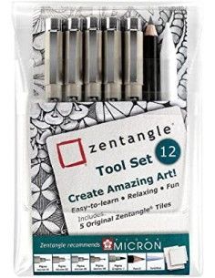 ZENTANGLE TOOL SET 12 PIEZAS