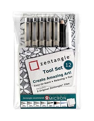 ZENTANGLE TOOL SET 12 PIEZAS