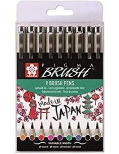 PIGMA BRUSH ESTUCHE 9
