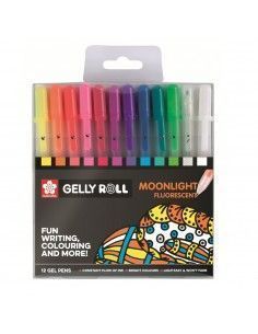 SET 12 BOLIGRAFOS GEL GELLY...