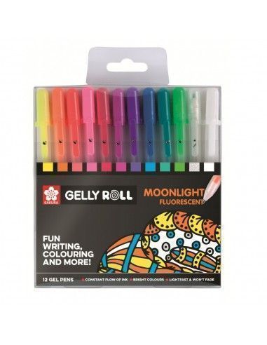 SET 12 BOLIGRAFOS GEL GELLY STARDUST...