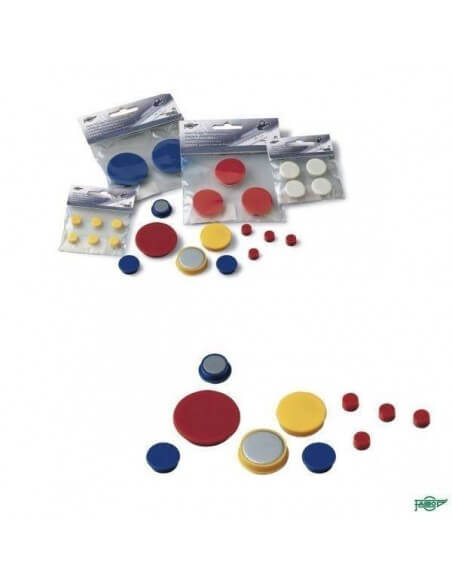 Imanes Faibo 20 mm para uso escolar y profesional