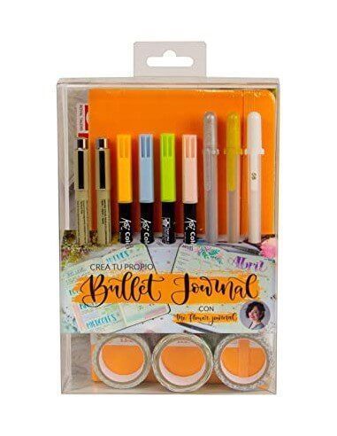 SET BULLET JOURNAL NARANJA INT