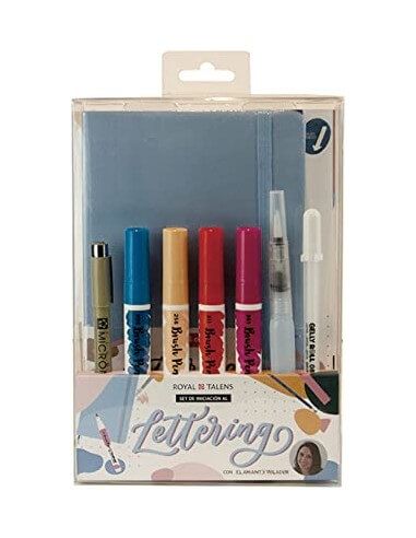 SET LETTERING AZUL