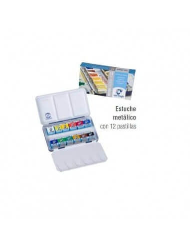 SET ACUARELA EN CAJA DE METAL CON 12...