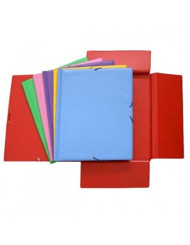 Carpeta folio PVC con solapas marca Saro