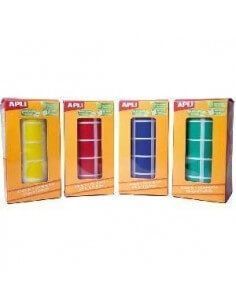 Pack de gomets cuadrados autoadhesivos Apli