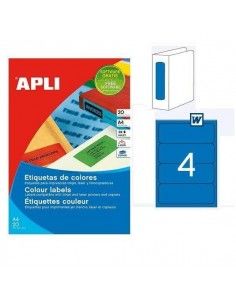 Etiquetas láser adhesivas Apli 190 x 61 mm