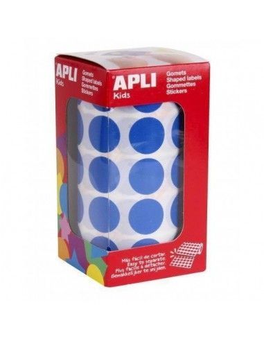 Gomets redondos Apli en estuche dispensador