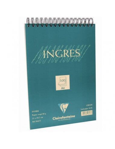 BLOC DE DIBUJO A4 INGRES VERGE STUDY 80 GR 100 HOJAS
