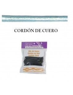 Cordón de cuero metálico de...