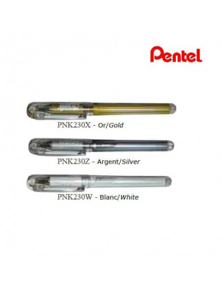rotulador Pentel con grip cómodo y tinta brillante