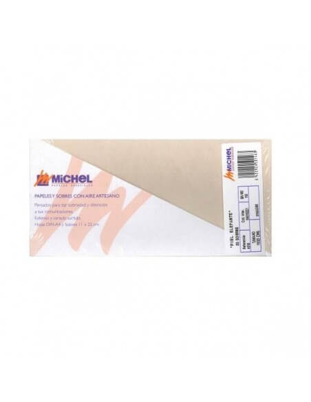 pack 25 sobres textura piel elefante elegantes